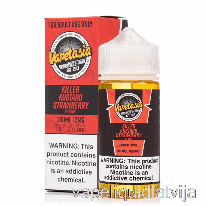 Killer Kustard Strawberry - Vapetasia - 100ml 0mg Vape šķidrums